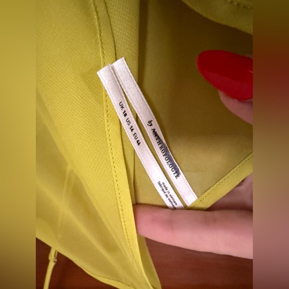 By Anthropologie Sheer Paneled Midi Dress - Picture 7 of 8